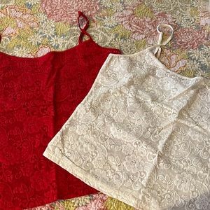 Lace Morgan Taylor intimates camisoles